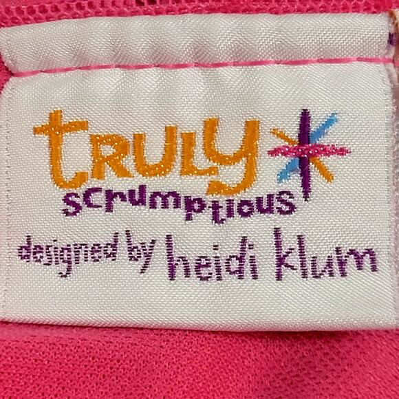 Truly Scrumptious by Heidi Klum Pink Swimsuit Size 2T - Picture 6 of 8